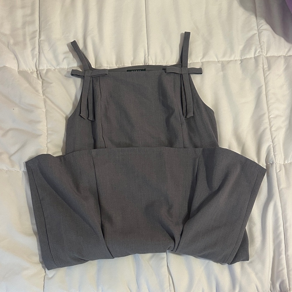 Wild Fable Gray Dress with Bow Straps